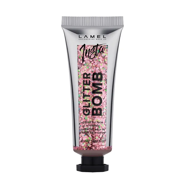 INSTA Glitter Bomb For Face and Body Pink