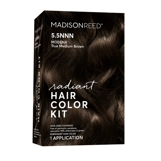 Radiant Cream Color Permanent Hair Color Kit 5.5NNN Modena Brown