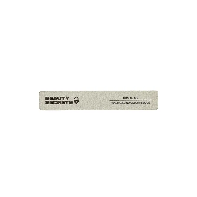 100/ 100 Zebra Rectangle Cushion Nail File