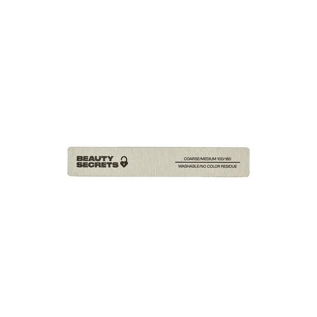 100/180 Rectangle Zebra Cushion Nail File