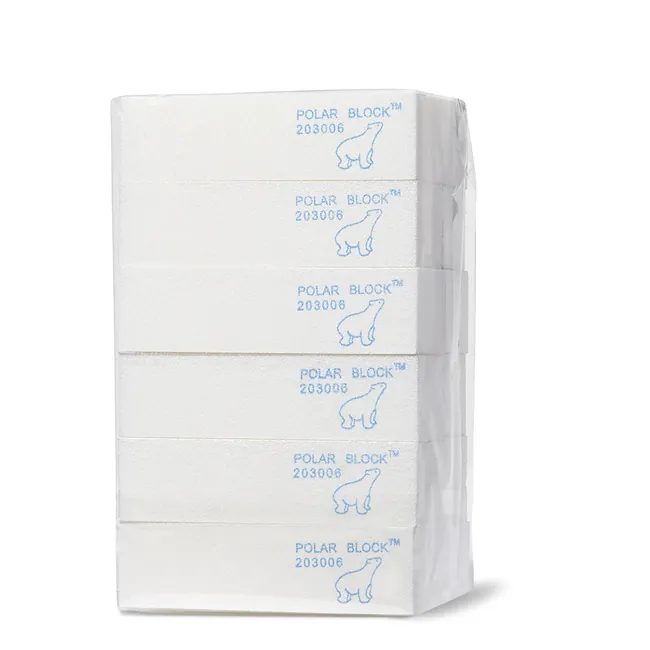 Soft White/Polar Block Four Sided Buffer