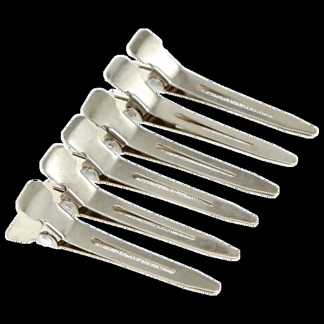Metal Single Prong Curl Clips