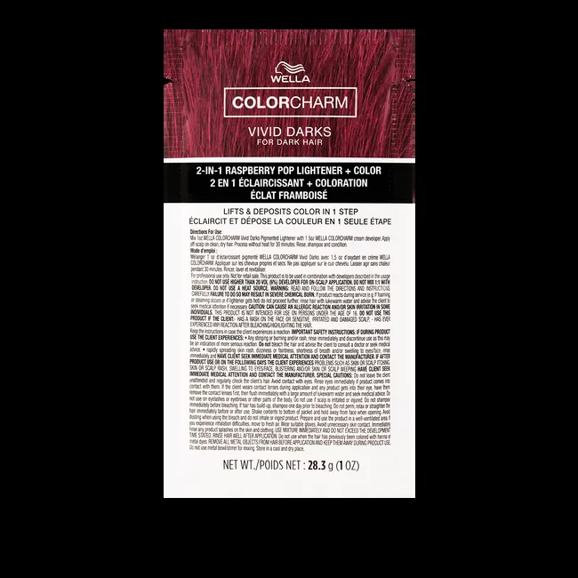 Raspberry Pop Vivid Darks Pigmented 2-in-1 Lightener